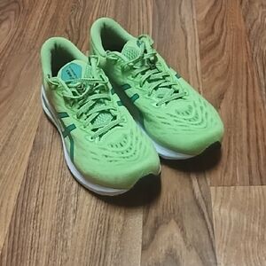 Asics Lime Green Athletic Shoes